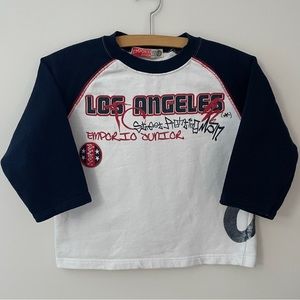 Boys ‘Emporio Junior’ ‘Made in Italy’ Graffiti Crewneck